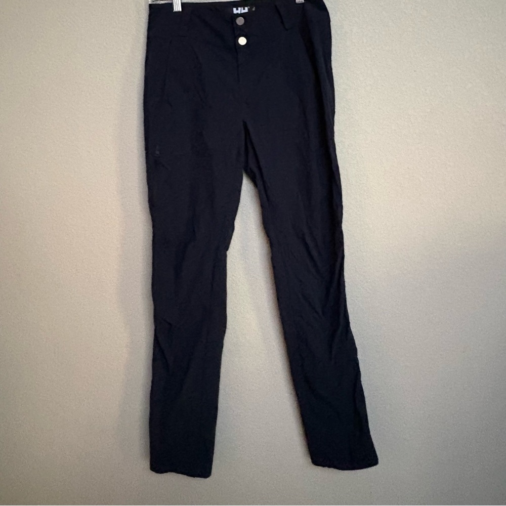 Helly Hansen Black Softshell Hiking Pants Women’s 30‎ Slim Stretch Zip Outdoor